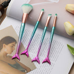 4Pcs Fishtail Shape Brush Set