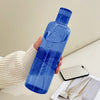 Transparent Plastic Water Bottle With Time Marker