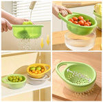 Double Layer Drain Basket With Bowl Strainer