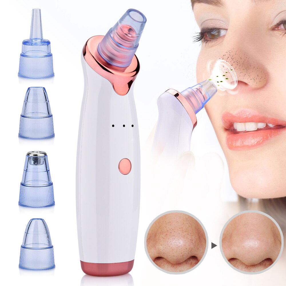 Rechargeable Blackheads Removal Machine Blackhead Remover Vacuum Electric Nose Beauty Face Deep Cleansing