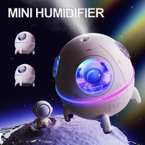 Astronaut Air Humidifier 220ml With Night Light