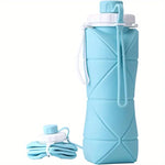 Portable Reusable Foldable Leak Proof Silicone Water Bottle