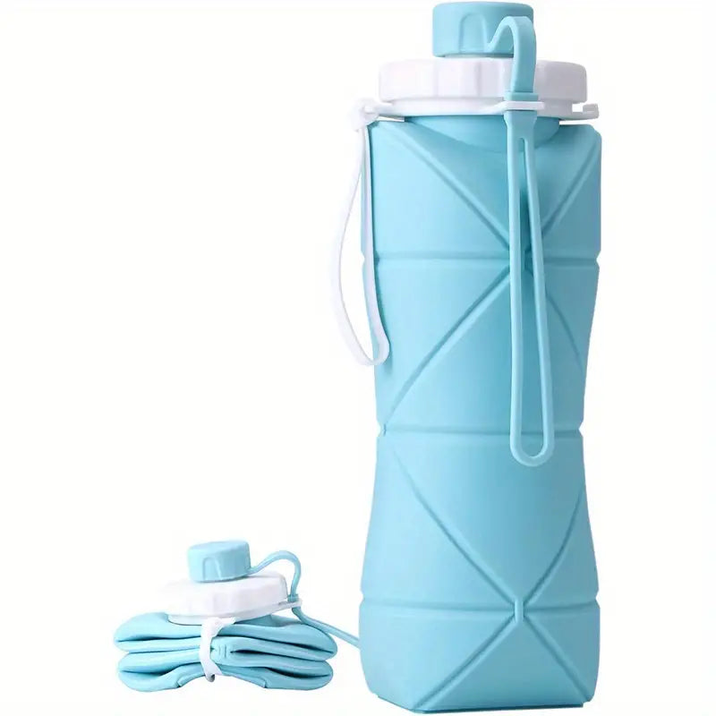 Portable Reusable Foldable Leak Proof Silicone Water Bottle