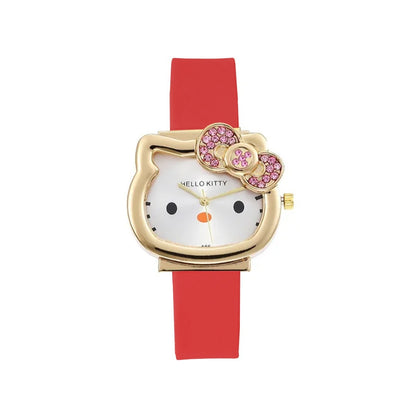 Kitty Cute Rubber Straps Watch