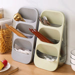 Multipurpose 3 Layer Vertical Cutlery Storage Box Chopstick Holder Organizer