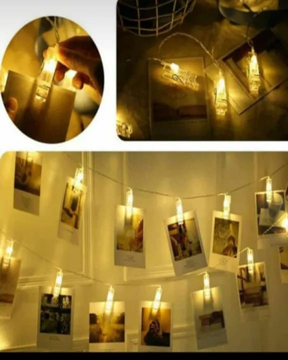 Plastic LED Photo Clip Paper Clip Battery Operated Fairy Light