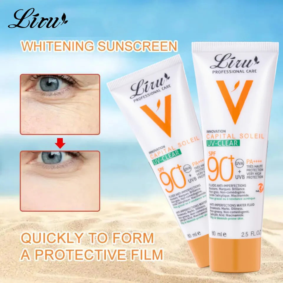 Liru Capital Soleil UV-Clear SPF90+ Face Body Sunscreen