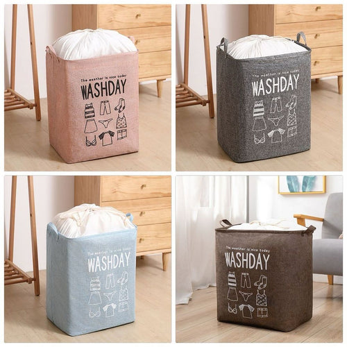 Foldable Dirty Clothes Laundry Basket Storage Bin Bucket