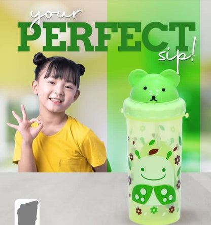 Enjoy Your Drink Sipper Water Bottle For Kids