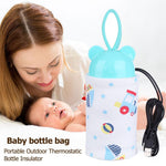 Portable USB Waterproof Feeder Warmer Travel Bottle Warmer Heating Baby Milk Bottle Warmer