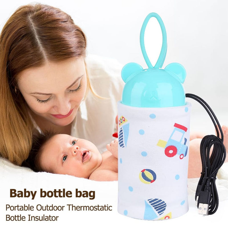 Portable USB Waterproof Feeder Warmer Travel Bottle Warmer Heating Baby Milk Bottle Warmer