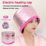 Electric Thermal Hair Steamer Cap for Hair SPA Waterproof Deep Conditioning Thermal Heat Hat Heater