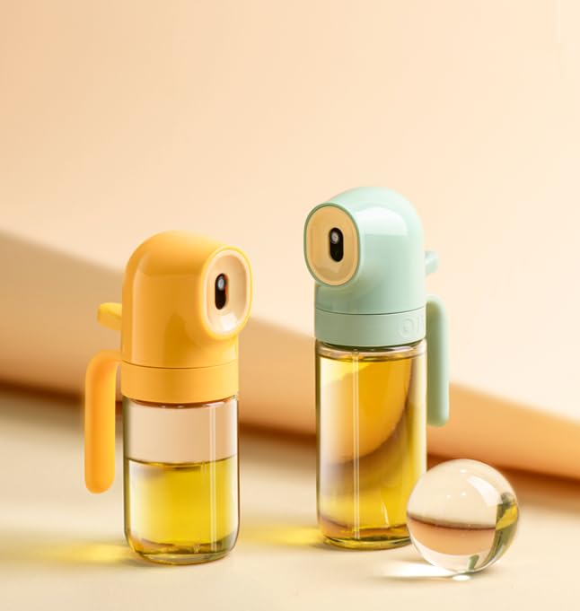 Oil Sprayer Food Grade Leakproof Glass Oil Spray Bottle 180ml
