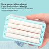 Multifunctional Soap Dispensers Box With Rolling Wheel Soap Draining Storage Box