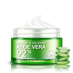 BIOAQUA 92% Aloe Vera Refresh Cream Soft Smooth Silky Skin Lightening Natural Extract Moisturizing 50g