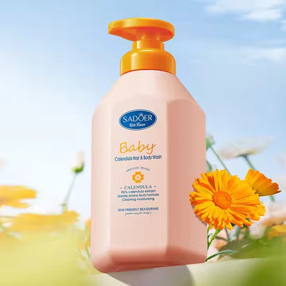 SADOER Children's Calendula Amino Acid Gentle Moisturizing Shampoo and Bath Gel 600ml