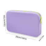 Multifunctional Portable Silicone Travel Pouch Storage Bag With Zipper Waterproof