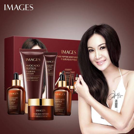 IMAGES 5In1 Gift Box Avocado Peptide Skin Care Set