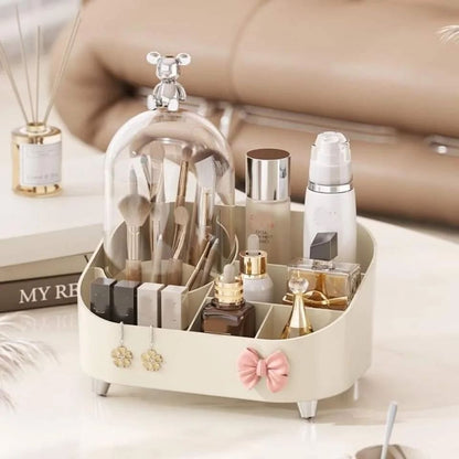 Multifunctional Durable Desktop Luxury Makeup Cosmetic Storage Box Organizer