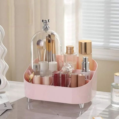 Multifunctional Durable Desktop Luxury Makeup Cosmetic Storage Box Organizer