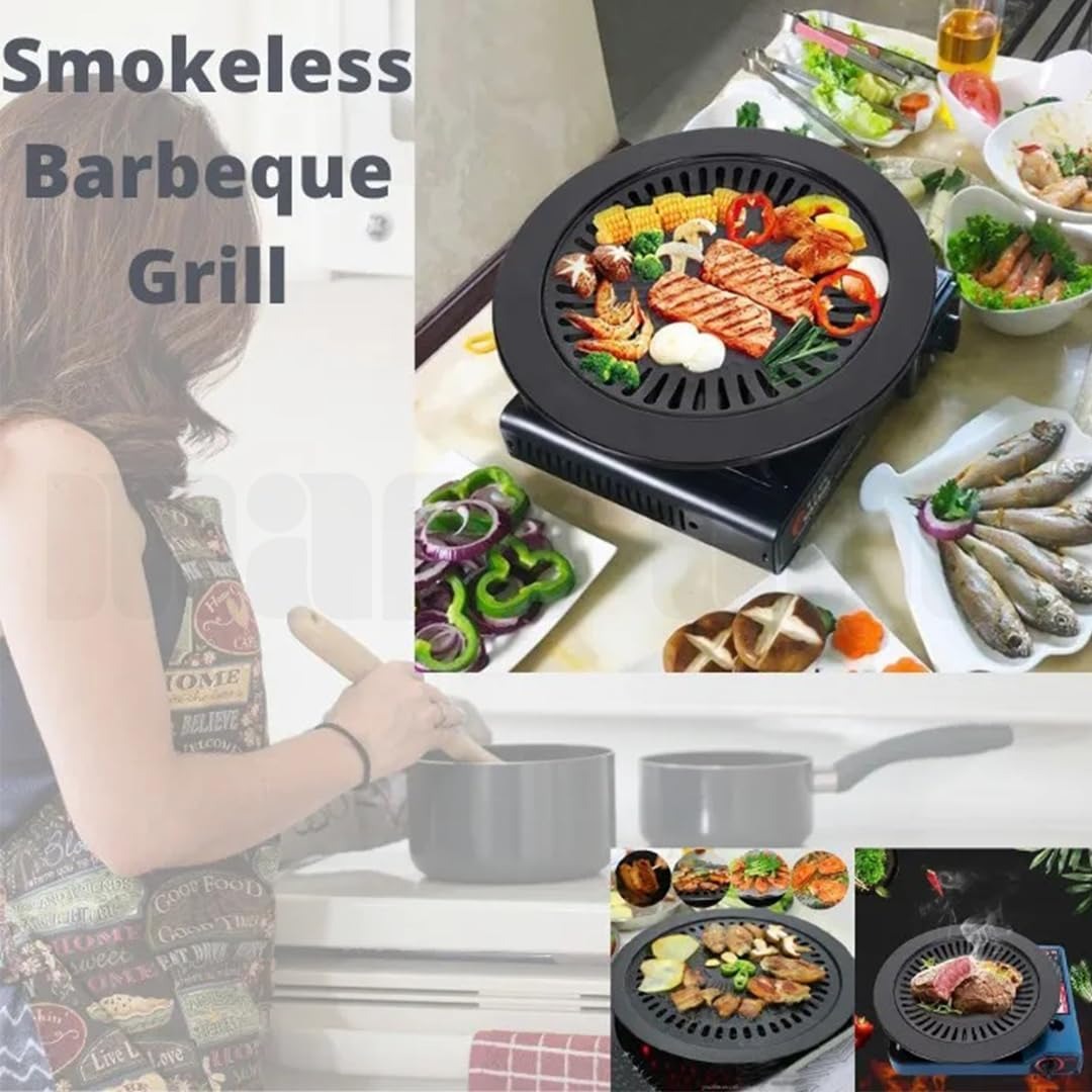 Non Stick Smokeless Top Grill Pan