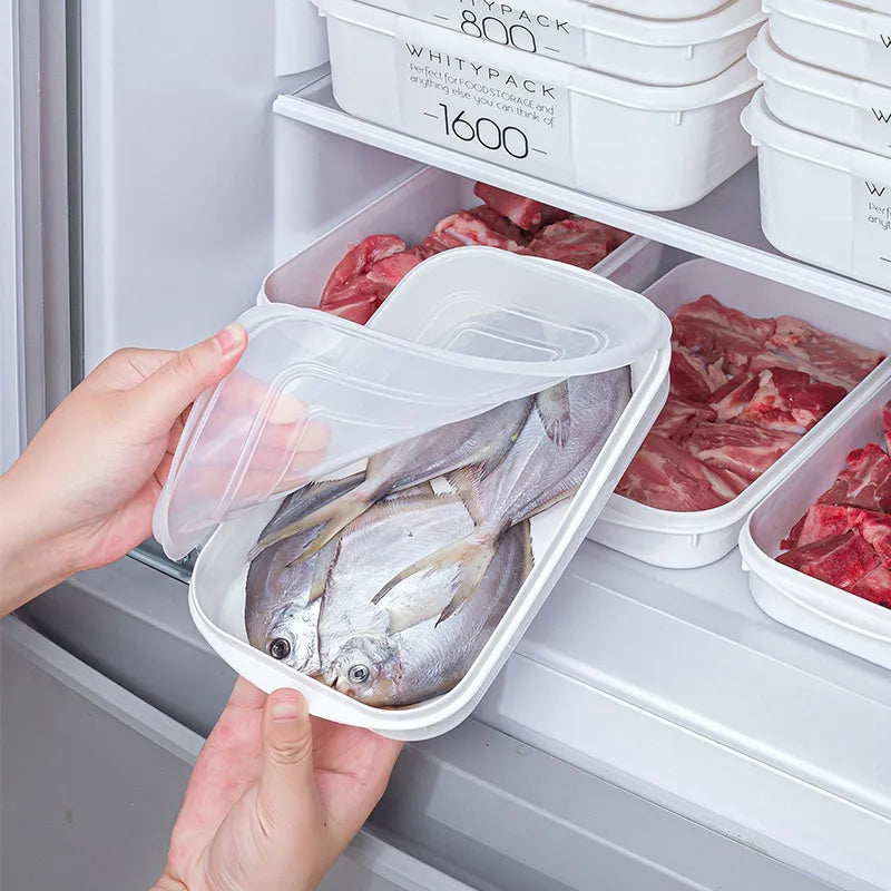 Multipurpose Kitchen Refrigerator Meat Preservation Food Storage Containers Box Organizer