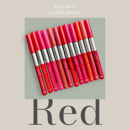 KATHLEEN Lip Color Pencil Combo – 12 Pcs
