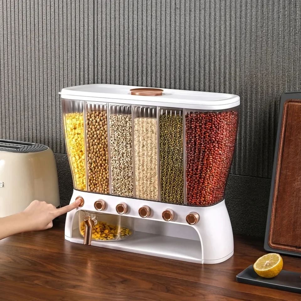 Luxury Sealed Rice & Grain Dispenser Cereal Storage Box 12kg