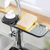 Premium Quality Faucet Rack Sponge Drainer Bathroom Soap Shampoo Storage Shelf