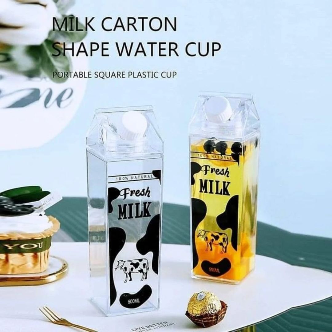 Acrylic Food Grade Milk Bottle