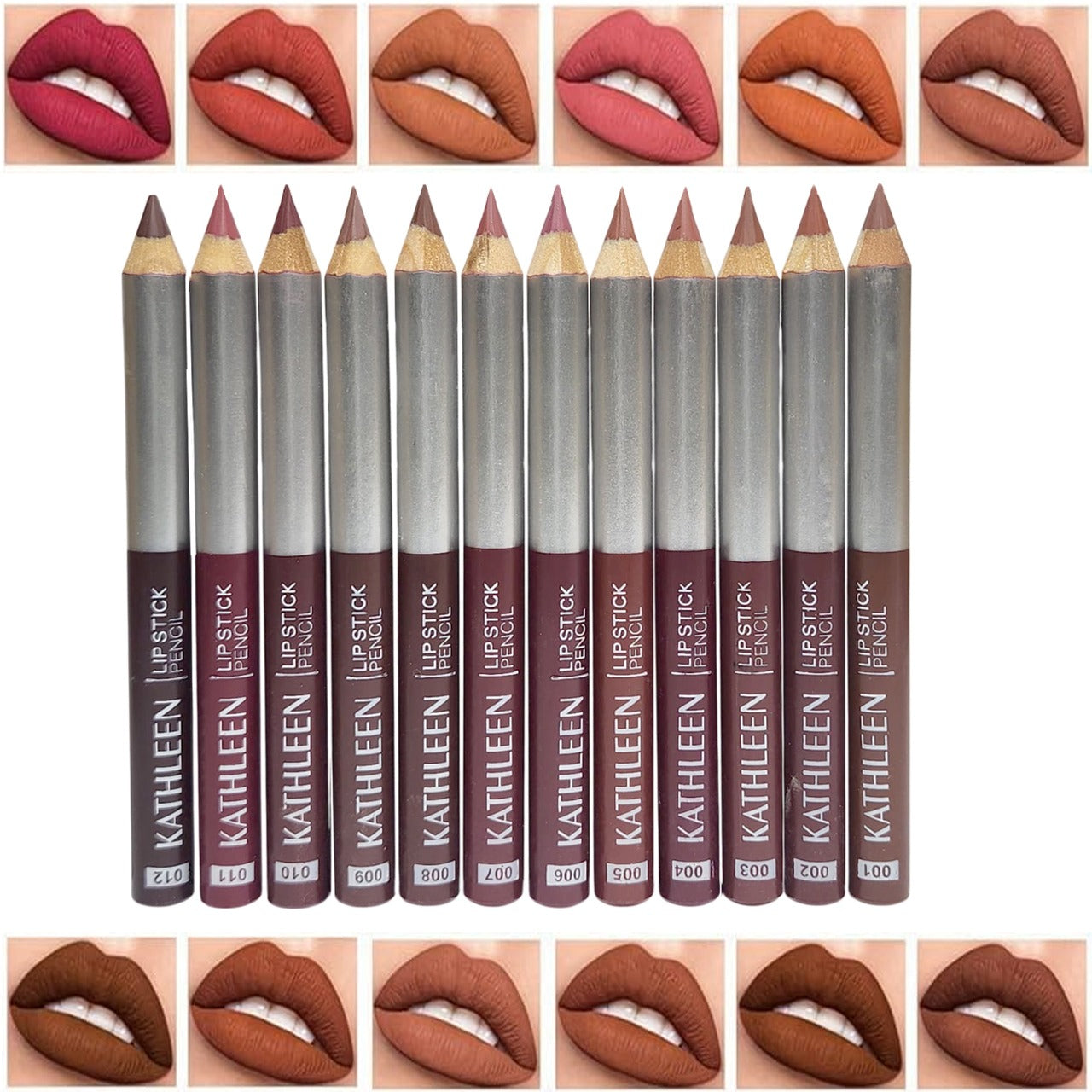 Kathleen Lipstick Pencil pack of 12pcs – BnG Store