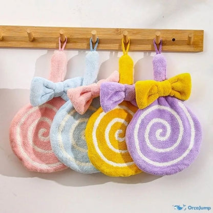 Super Soft Absorbent Hanging Towel Pack Of 2