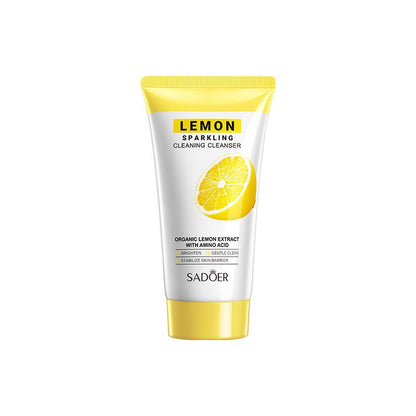 Sadoer Organic Lemon Extract Amino Acid Sparkling Cleaning Cleanser 150g