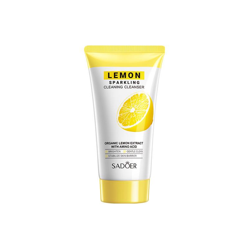 Sadoer Organic Lemon Extract Amino Acid Sparkling Cleaning Cleanser 150g