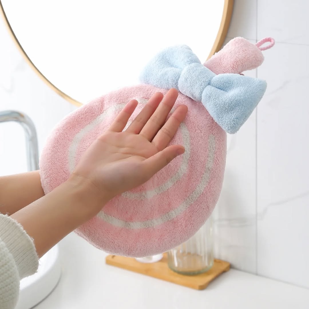 Super Soft Absorbent Hanging Towel Pack Of 2