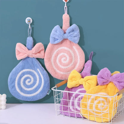 Super Soft Absorbent Hanging Towel Pack Of 2
