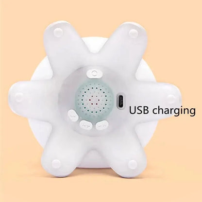 Rechargeable Jellyfish LED Night Light With Music Lamp
