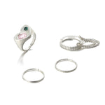Fashion Jewellery 4 Pcs Ring Set