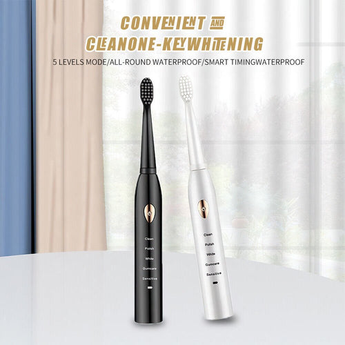 USB Rechargeable Sonic Electric Toothbrush