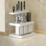 Multifunctional Luxury Knife And Fork Storage Rack Knife Holder Chopsticks Cage Cutlery Organizer Countertop Storage Rack