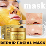 SADOER Gold Shiny Repair Facial Mask Blackhead Remover Gold Peel off Face Mask