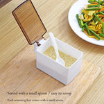 4 Grids Food Wall Mounted Spice Rack Seasoning Box Storage Container Kitchen Organizer