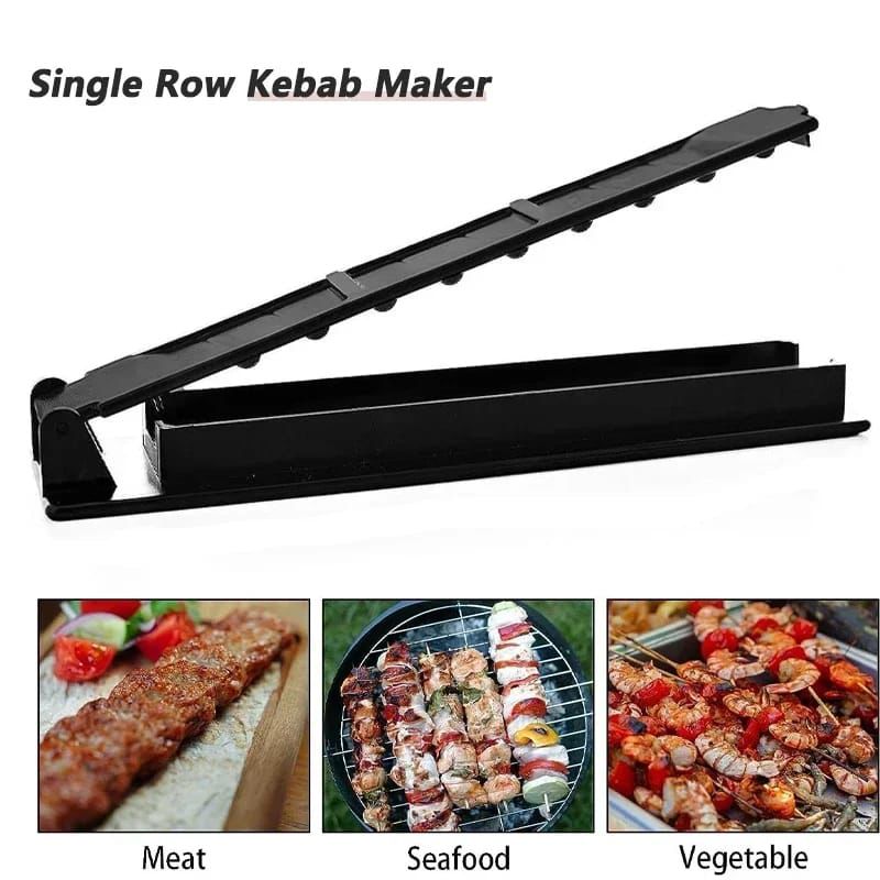 BBQ Meat Skewer Manual Hand Press Kebab Mould BBQ Tools