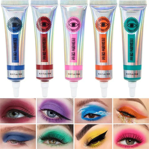 Huxia Beauty Pack of 6 Neon Colors Eye Shadows For Girls And Women