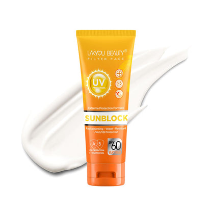 Lakyou Beauty UV Protection Extreme Protection Formula Sunblock SPF60 Very High