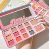 Biya Sweet Peach 12 Color Highlighter Shimmer Eyeshadow Palette