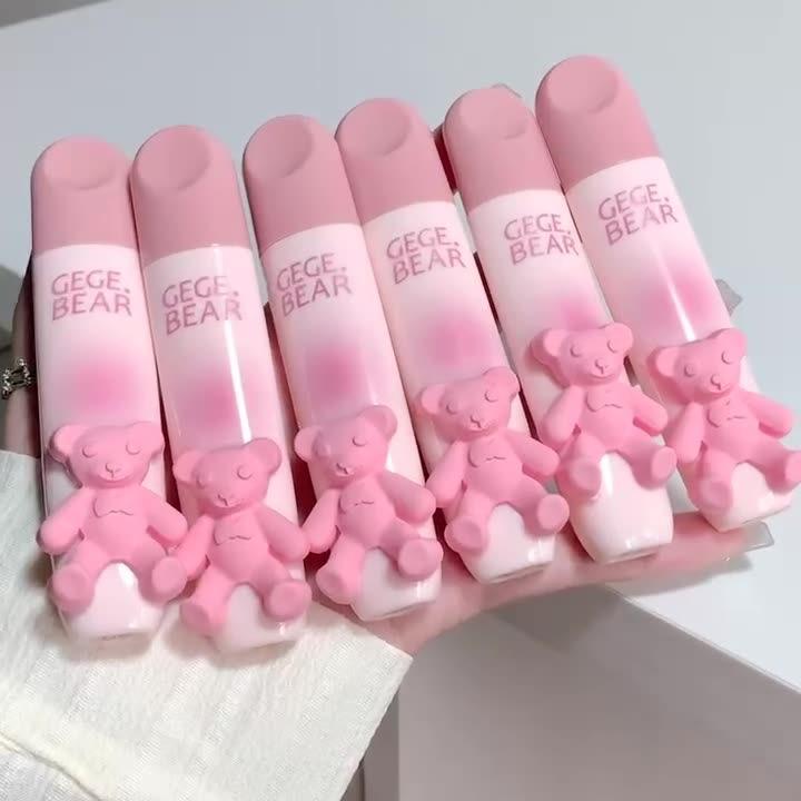 Gege Bear Cute Bear Lip Gloss Pack of 6