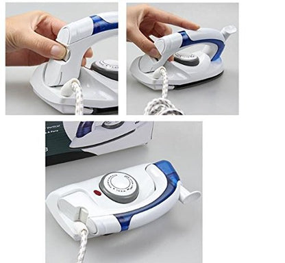 Foldable Portable Powerful Travel Mini Electrical Steamer Dry Iron