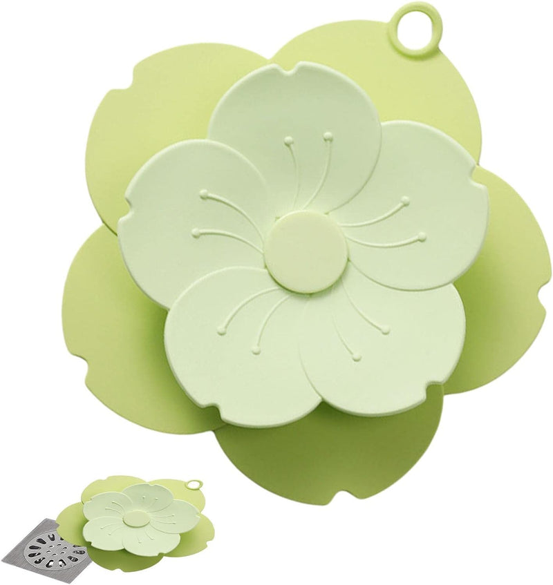 Silicone Flower Shaped Hair Stopper Shower Drain