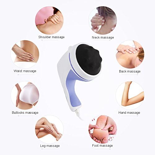 Full Body Brain Relaxation Massager Electric Slimming Massager Vibrating Roller Wheel Massage Relax Relief Health Care